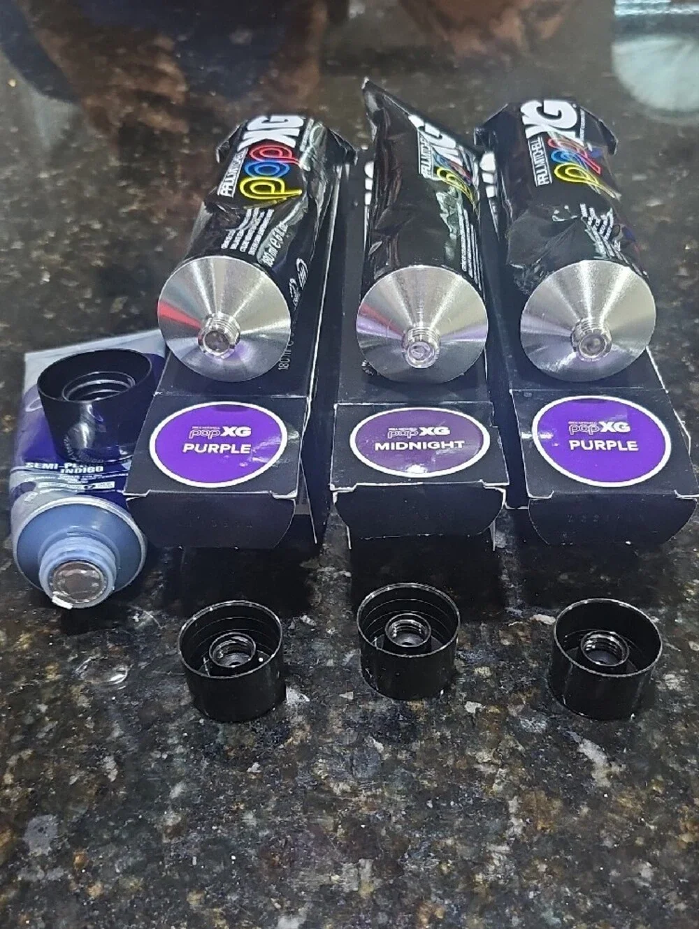 Paul Mitchell POP XG Hair Color And Joico Color Intensity Indigo Tube